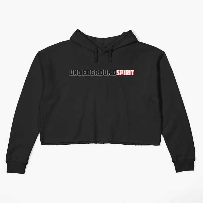 Crop Hoodie - logo simple